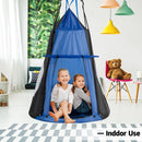 102cm Saucer Swing with Removable Play Tent – Blue