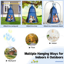 102cm Saucer Swing with Removable Play Tent – Blue