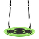 102cm Saucer Swing with Removable Play Tent – Green