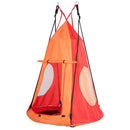 102cm Saucer Swing with Removable Play Tent – Orange