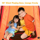 102cm Saucer Swing with Removable Play Tent – Orange