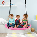 102cm Saucer Swing with Removable Play Tent – Pink