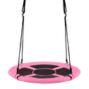 102cm Saucer Swing with Removable Play Tent – Pink