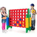 Giant 4-in-a-Row Garden Game with 42 Rings – Green