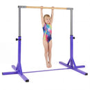 Kids Gymnastics Bar with 12 Adjustable Heights – Purple