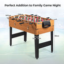 3-in-1 Foosball, Billiards and Slide-Hockey Table – Multicolour