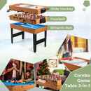 3-in-1 Foosball, Billiards and Slide-Hockey Table – Multicolour
