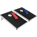 Folding Cornhole Game with Boards, Beanbags and Carry Bag – Black