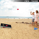 Folding Cornhole Game with Boards, Beanbags and Carry Bag – Black