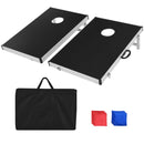 Folding Cornhole Game with Boards, Beanbags and Carry Bag – Black
