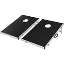 Folding Cornhole Game with Boards, Beanbags and Carry Bag – Black