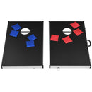 Folding Cornhole Game with Boards, Beanbags and Carry Bag – Black