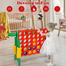 3-in-1 Jumbo 4-in-a-Row Game with Basketball Hoop – Green