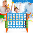 3-in-1 Jumbo 4-in-a-Row Game with Basketball Hoop – Orange
