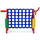 3-in-1 Jumbo 4-in-a-Row Game with Basketball Hoop – Red