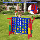 3-in-1 Jumbo 4-in-a-Row Game with Basketball Hoop – Red