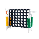3-in-1 Jumbo 4-in-a-Row Game with Basketball Hoop – Black