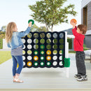 3-in-1 Jumbo 4-in-a-Row Game with Basketball Hoop – Black