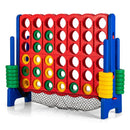 Giant 4-in-a-Row Game with Ring Collection Net – Blue