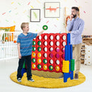 Giant 4-in-a-Row Game with Ring Collection Net – Blue