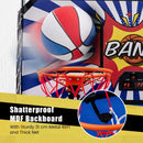 Folding Dual-Shot Basketball Arcade Game – White