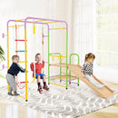 Metal Indoor Jungle Gym with Slide and Swing – Multicolour