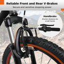 Kids Mountain Bike with Suspension Fork – Black / 20 inches