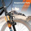 Kids Mountain Bike with Suspension Fork – Black / 20 inches