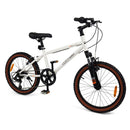 Kids Mountain Bike with Suspension Fork – White / 20 inches