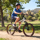 Kids Mountain Bike with Suspension Fork – White / 20 inches