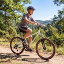 Kids Mountain Bike with Suspension Fork – White / 24 inches