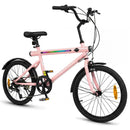 20-Inch Bicycle with Lights and Adjustable Seat – Pink / 20 inches
