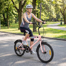 20-Inch Bicycle with Lights and Adjustable Seat – Pink / 20 inches