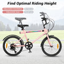 20-Inch Bicycle with Lights and Adjustable Seat – Pink / 20 inches