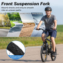 20-Inch 6-Speed Bicycle with Speakers and Disc Brakes – Black / 20 inches