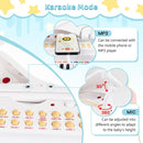 31-Key Kids Piano with Stool and Microphone – White