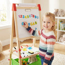Adjustable Wooden Art Easel with Storage Bag – Green