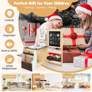 Kids art table and bench set highlighting the versatile storage compartments and adjustable double-sided easel for.
