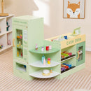 Wooden Grocery Store with Vending Machine and Play Food – Green