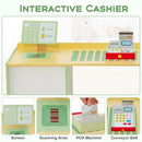 Wooden Grocery Store with Vending Machine and Play Food – Green