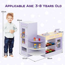 Wooden Grocery Store with Vending Machine and Play Food – Purple