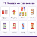 Wooden Grocery Store with Vending Machine and Play Food – Purple