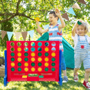 Tabletop 4-in-a-Row Game with Carrying Bag – Red