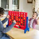 Tabletop 4-in-a-Row Game with Carrying Bag – Red