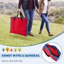 Tabletop 4-in-a-Row Game with Carrying Bag – Red