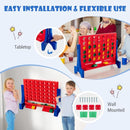 Tabletop 4-in-a-Row Game with Carrying Bag – Red
