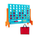 Tabletop 4-in-a-Row Game with Carrying Bag – Light Blue