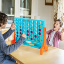 Tabletop 4-in-a-Row Game with Carrying Bag – Light Blue