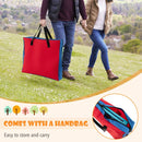 Tabletop 4-in-a-Row Game with Carrying Bag – Light Blue