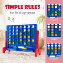 Tabletop 4-in-a-Row Game with Carrying Bag – Blue
